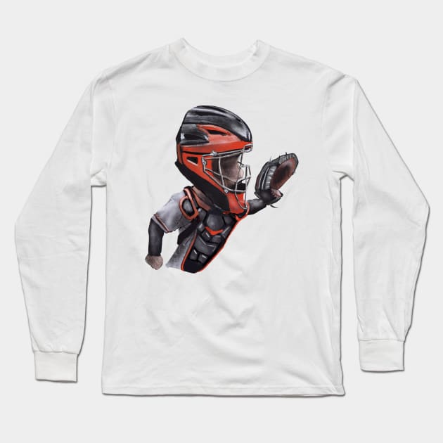 Buster! (Legendz) Long Sleeve T-Shirt by ericjueillustrates